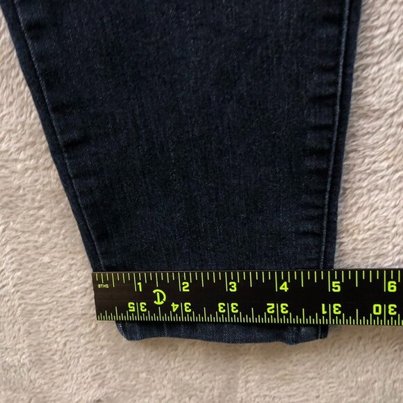 Democracy Womens Jeans Size 4 "Ab"solution Slimming Skinny Blue Denim Dark Wash - Picture 7 of 12